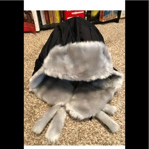 Winter Hat Warm hunting trapper faux fur Hipster